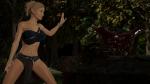 3D 3dzen CGI blonde blood blood_well elf forest splash well // 3840x2160 // 1.8MB