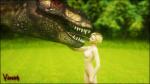 3D Android_18 artist_vaesark comic dinosaur t-rex willing // 1280x720 // 99.4KB