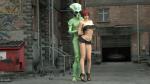 CGI alien arms_behind_back red_head short_skirt waist_grab willing // 1920x1080 // 402.1KB