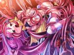 breast_wrap foreplay lusterize mahou_shoujo oral pink_hair purple_hair stockings suspended tentacle_rape vaginal_penetration // 800x600 // 107.5KB