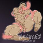 male nipple_play oral pec_squeeze restrained tentacles // 640x640 // 65.6KB