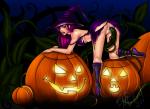 Halloween jack-o-lantern pumpkin vines willing witch // 1368x1000 // 806.7KB