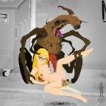 artist_mad_scientist birthing blonde freckles glasses insect lovers naked // 1280x1280 // 277.6KB