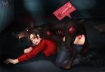 Claire_Redfield artist_aaa resident_evil x-ray zombie_dog // 1600x1112 // 158.3KB