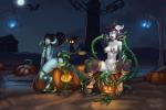 Vaginal World_of_Warcraft anal artist_DrGraevling double_penetration pumpkins spread_legs stockings tentacle_rape thigh-highs triple_anal willing // 1200x800 // 111.2KB