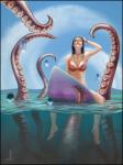 Deviant_Art bikini octopus surfing wildlifehoodoo // 775x1031 // 144.8KB