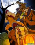 Scooby-doo Velma_Dinkley daphne_blake dog monster // 921x1200 // 948.6KB