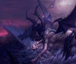 angel demon head_grab rape succubus yuri // 1194x1000 // 186.6KB