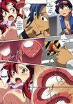 Gurren_Lagann Tentacle Yoko_Ritona comic mecha rape // 1061x1500 // 589.2KB