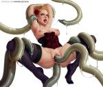 Vaginal anal arms_above_head corset stockings tentacle_rape tentacles // 1000x848 // 661.6KB