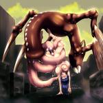 monster_rape naked_girl oviposition tentacles upside_down // 974x974 // 210.1KB