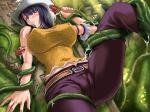 Clothed Nico_Robin One_Piece Tentacle anticipation big_breasts blush cameltoe impending_rape large_breasts plant restrained // 640x480 // 97.9KB