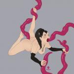 Queen_Regina_Mills Tentacle all_the_way_through anal_penetration artist_piratepup black_hair brown_eyes female once_upon_a_tentacle oral_penetration suspended // 1000x1000 // 257.5KB