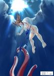 bikini_pulled naked nude tentacles torn_clothes under_water // 1000x1400 // 301.0KB