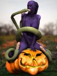 Halloween field pumpkin tentacle_rape twi'lek // 1200x1600 // 534.7KB