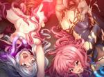 blue_eyes grey_hair on_floor pink_hair red_eyes silver_hair tentacle_rape // 800x600 // 1.8MB