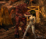 CGI brown_hair demon giant_penis horns monster panties rape thighhighs wrist_grab // 600x520 // 82.7KB