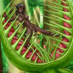 Miqo'te artist_BobbyDando artist_eldrik cum dark_skin oviposition plant seeds // 1500x1500 // 1.5MB