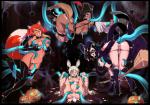 League_of_Legends multiple_girls tentacle_rape // 1224x863 // 364.4KB