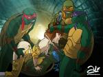 anal april_o'neil breast_licking cumshot cumshots double_penetration gangbang oral tmnt torn_clothes willing willing_sex // 1129x850 // 606.5KB