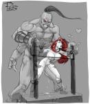 crossover_pic goro monster_rape mortal_kombat naked red_sonja stockade warrior_female // 877x1000 // 143.4KB