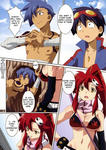 Gurren_Lagann Tentacle Yoko_Ritona comic mecha rape // 1063x1500 // 572.9KB