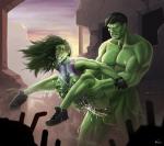 Heroine breasts_exposed hulk leg_wrap she_hulk superhero torn_bodysuit vaginal_penetration willing // 1224x1093 // 280.7KB