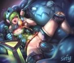 League_of_Legends Riven Zac artist_sirfy willing // 3333x2826 // 1.7MB