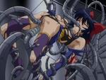 Mahou_Shoujo_Ai Tentacle Vaginal anal black_hair bow breast_grab breast_squeeze closed_eyes leg_grab machine oral rape suspension thighhighs torn_clothes // 640x480 // 35.8KB