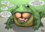 comic frog monster vore willing // 800x570 // 104.8KB