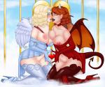 angel demon kissing lesbians // 1500x1251 // 1.1MB