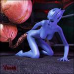 Tentacle alien_girl mass_effect naked willing // 1200x1200 // 901.1KB