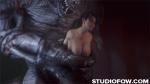 Demon_Beast Heroine animated demon_rape kunoichi_2 naked studiofow // 450x253 // 4.0MB