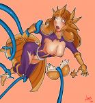 League_of_Legends Leona exposed_breasts female_fighter tentacles torn_clothes // 1493x1600 // 1.4MB
