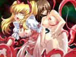 Clothed Tentacle censored glasses masturbation nipple_latch restrained two_girls willing yuri // 800x600 // 397.8KB