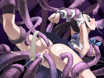 Kekkaishi Tentacle Tokine anal breast_squeeze censored cum cum_inside panties rape schoolgirl suspension triple_penetration // 800x600 // 120.6KB