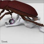 3D Draenei WoW insect pregnant vaesark // 1200x1200 // 130.1KB