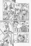 Mina_Majikina Samurai_Shodown artist_Hellabunna comic monochrome // 1010x1500 // 330.0KB