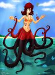 monster_girl scylla surprise tentacles // 737x1000 // 885.4KB
