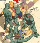 Ragnarok_Online arms_behind_back blood captured catgirl cum defeated double_penetration inept_savior monster multiple orc orgy ragnarok rape tongue // 955x1018 // 152.6KB