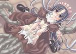 Ragnarok_Online Tentacle black_hair blue_hair blush cum gloves imminent_oral maid ragnarok rape tears tentacles_under_clothes // 875x625 // 92.3KB