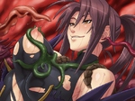 Tentacle normal_breasts side_boob smiling torn_shirt // 850x637 // 263.6KB