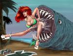 bikini monster red_head vore worm // 600x464 // 57.0KB