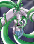 Tentacle Vaginal World_of_Warcraft anal arm_grab blue_hair blush breast_grab closed_eyes collar cum elf grey_skin leg_grab nipple_piercing oral pointed_ears rape restrained slime spread_legs suspension triple_penetration uncensored upside_down // 541x700 // 71.7KB