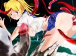 Nagikamu bent_over blonde censored disbelief double_penetration from_behind schoolgirl teeth_clenched tentacle_rape torn_clothes // 1200x900 // 618.2KB