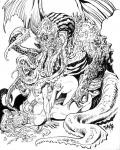 Cthulhu lovecraftian monster_rape naked tentacles two_girls // 736x920 // 195.2KB