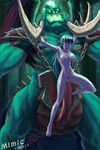 Magtheridon Night_Elf World_of_Warcraft artist_Mimic large_insertion penetration suspension uncensored // 600x896 // 364.4KB