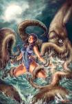 Tentacle anticipation rape restrained squid water // 751x1065 // 294.0KB