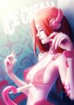 1_girl Tentacle bikini cute freckles ice_cream red_head willing // 707x1000 // 481.6KB