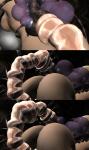 Impregnation breeding comic creature doggystyle eggs on_all_fours vaginal_penetration willing // 2550x4290 // 3.2MB
